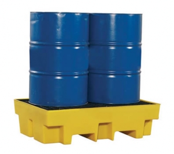 Clear Spill 2 Drum Spill Pallet (240 Litre Capacity)
